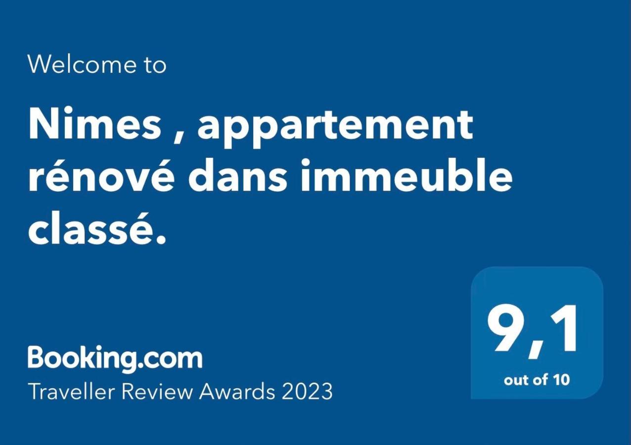 Nimes , Appartement Renove Dans Immeuble Classe. エクステリア 写真