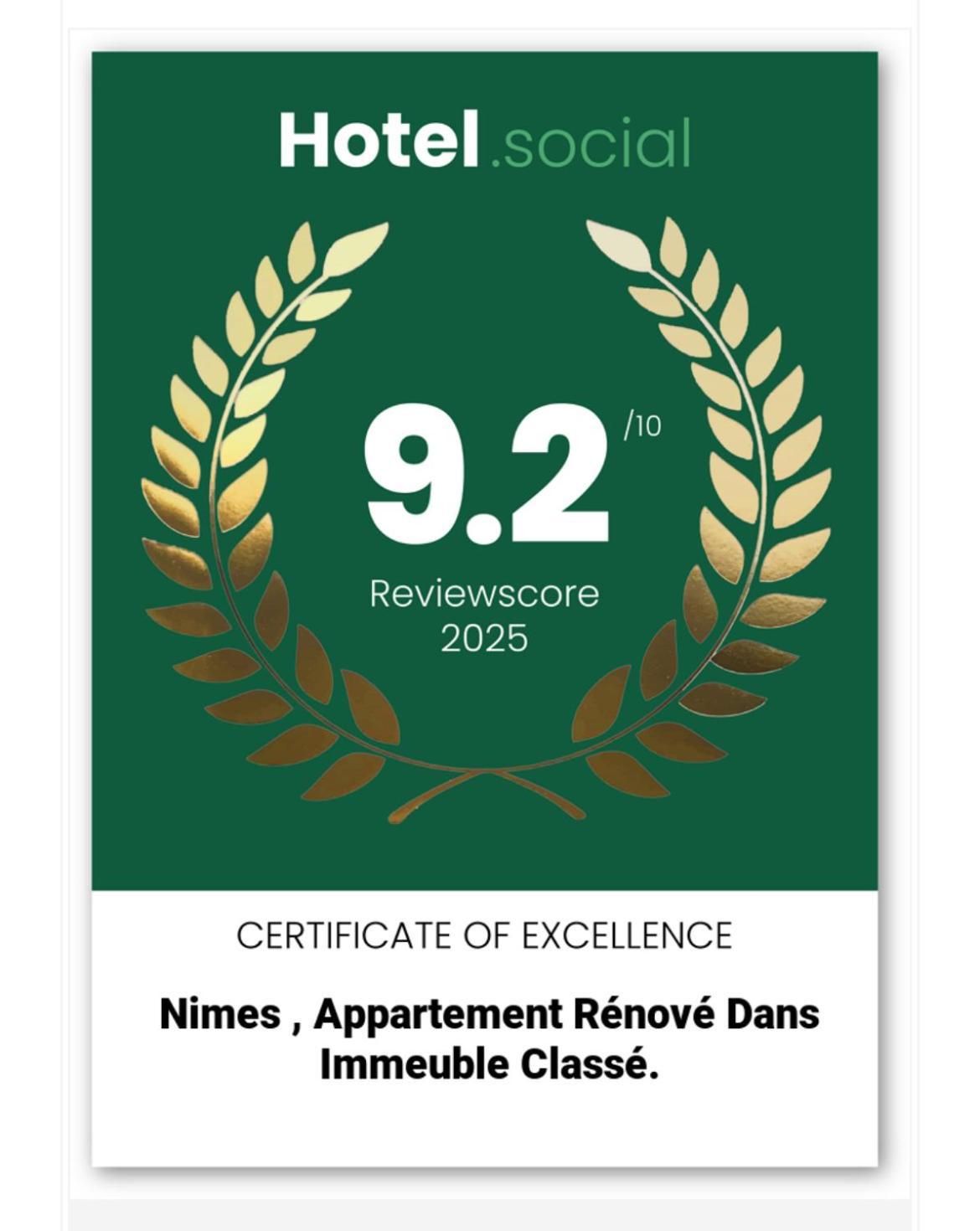 Nimes , Appartement Renove Dans Immeuble Classe. エクステリア 写真